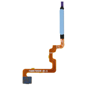 Fingerabdruck Sensor Flexkabel Flachband sky blue/blau...