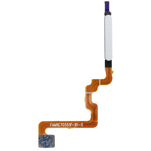 Fingerabdruck Sensor + Flexkabel polar silver/silber 1420103000160A für Xiaomi Redmi 12 4G (23053RN02A)