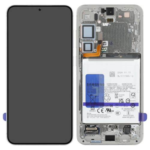 Display Modul mit Rahmen und Toucheinheit + Batterie amber yellow/gelb GH82-33412D für Samsung Galaxy S24+ SM-S926B