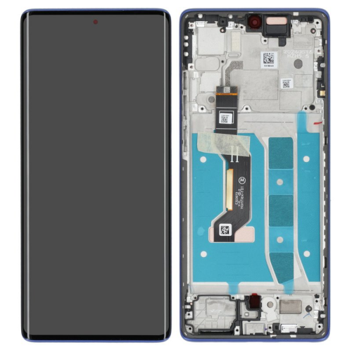 Display Modul mit Rahmen und Toucheinheit cobalt blue/blau 5D68C24856 für Motorola Moto G85 5G (XT2427)