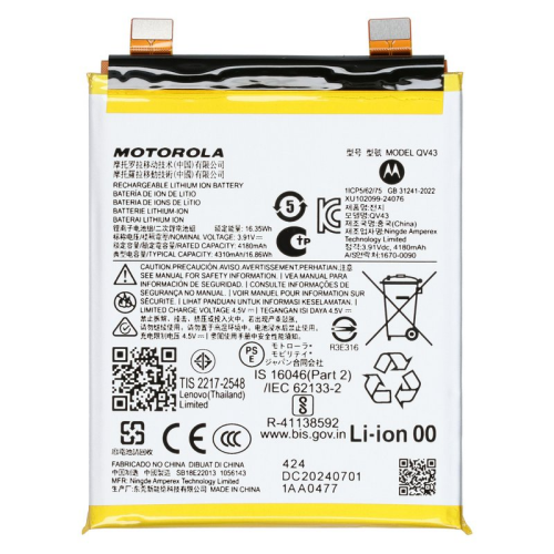 Li-Ion Akku QV43 für Motorola Edge 50 Neo XT2409