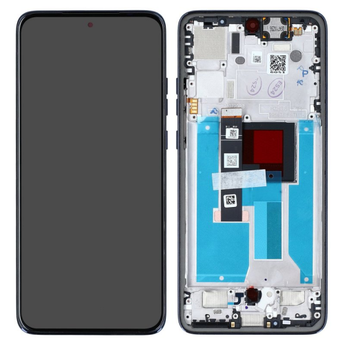 Display Modul mit Rahmen und Toucheinheit grisaille 5D68C28683 für Motorola Edge 50 Neo XT2409