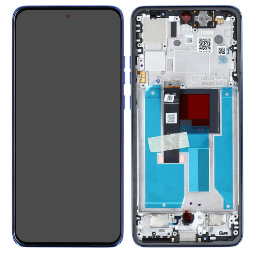 Display Modul mit Rahmen und Toucheinheit nautical blue/blau 5D68C28686 für Motorola Edge 50 Neo (XT2409)