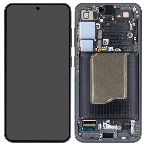 Display Modul mit Rahmen und Toucheinheit Einheit blueblack GH82-36329E für Samsung Galaxy S25 (SM-S931B)