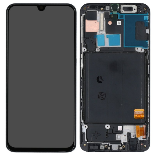 Display Modul mit Rahmen und Toucheinheit OEM black/schwarz GH82-19672A für Samsung Galaxy A40 (SM-A405F)
