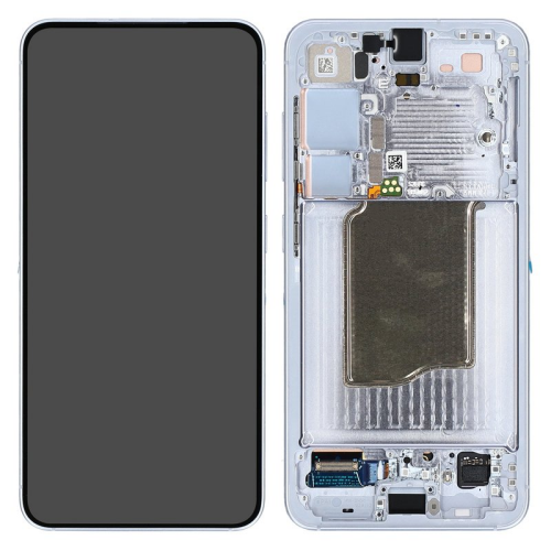 Display Modul mit Rahmen und Toucheinheit Einheit icyblue GH82-36329C für Samsung Galaxy S25 (SM-S931B)