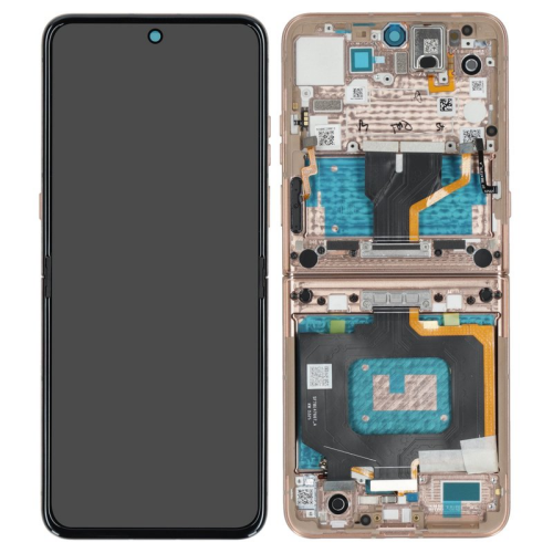 Display Modul mit Rahmen und Toucheinheit mountain trail 5D68C29812 für Motorola Razr 60 Ultra XT2551