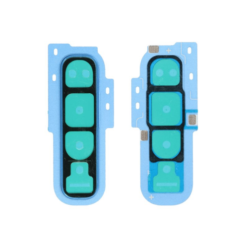 Kamera Rahmen prism blue/gelb für Samsung Galaxy S10 SM-G973F