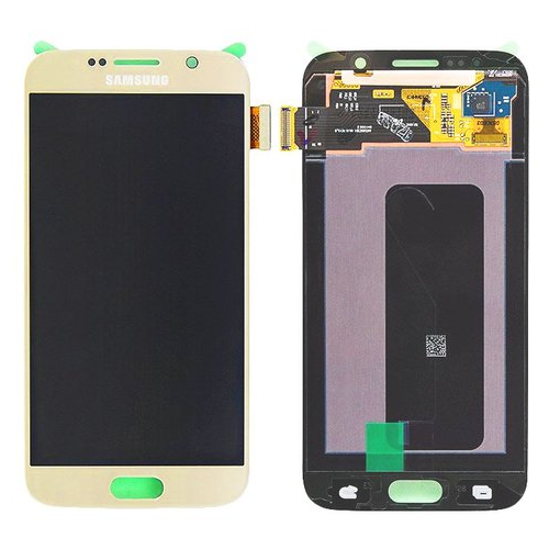 Display Modul mit Toucheinheit gold GH97-17260C für Samsung Galaxy S6 SM-G920F