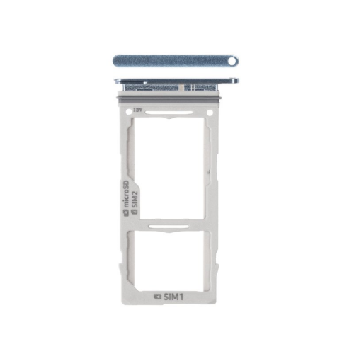 SIM-Karten Halter prism blue/gelb GH98-43713C für Samsung Galaxy S10 SM-G973F