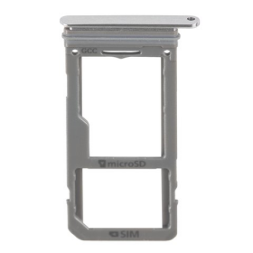 SIM SD-Karten Halter/Lesegerät arctic silver/silber...