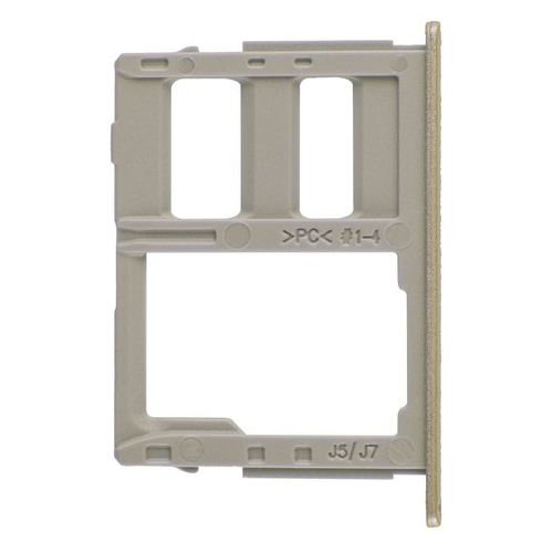 SD-Karten Halter/Lesegerät gold für Samsung Galaxy J5 SM-J530F
