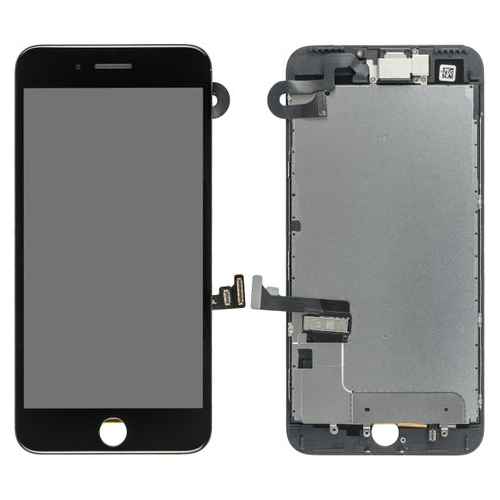 Display Modul mit Toucheinheit + Teile black/schwarz für Apple iPhone 7 Plus (A1661)