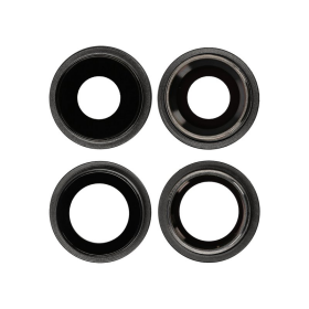 Haupt Kamera Linse + Lünette black/schwarz für...