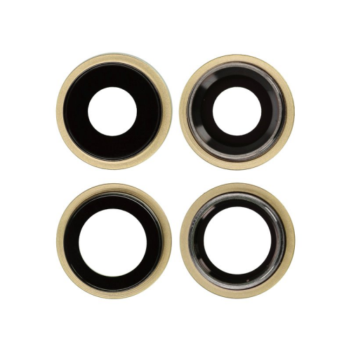 Haupt Kamera Linse + Lünette yellow/gelb für Apple iPhone 11 (A2221)