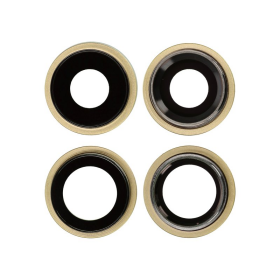 Haupt Kamera Linse + Lünette yellow/gelb für...