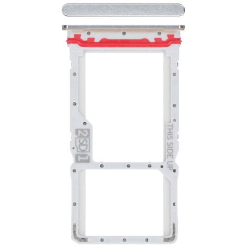 SIM-Karten Halter lucent white/weiß für Motorola Moto G73 5G XT2237