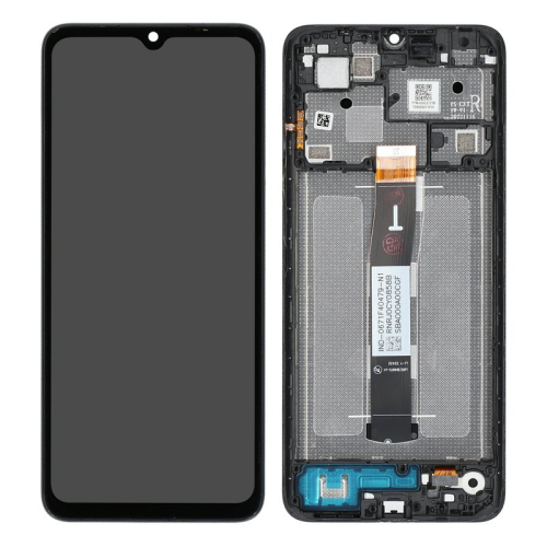 Display Modul mit Rahmen und Toucheinheit black/schwarz für Xiaomi Redmi 12C (22120RN86G)