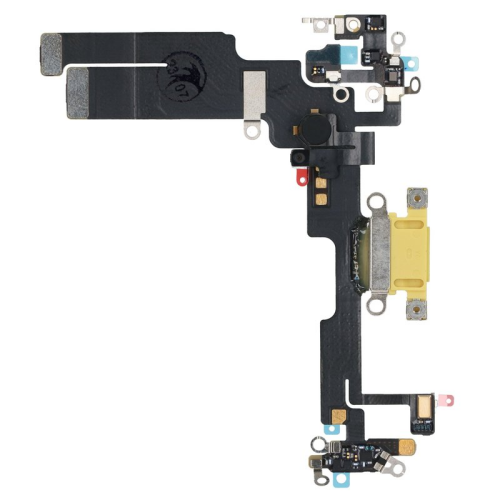 Ladeanschluss + Flexkabel yellow/gelb für Apple iPhone 14 (A2883, A2884, A2881, A2649, A2882)