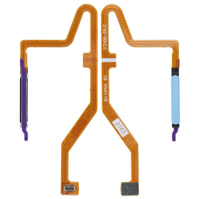 Fingerabdruck Sensor Flexkabel Flachband star blue/blau...