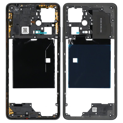 Haupt Rahmen mitternacht black/schwarz für Xiaomi Redmi Note 12 Pro+ 5G (22101316UCP)