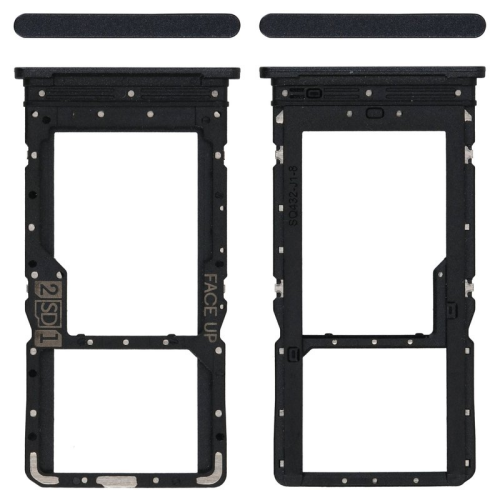 SIM-Karten Halter charcoal black/schwarz für Motorola Moto G34 XT2363
