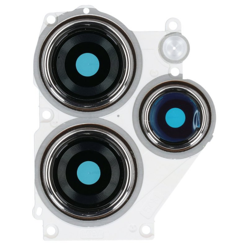 Kamera Linse + Lünette silver/silber für Xiaomi Redmi 12 4G 23053RN02A