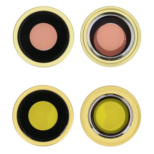 Kamera Linse + Lünette Set yellow/gelb für Apple iPhone 14 (A2883, A2884, A2881, A2649, A2882)