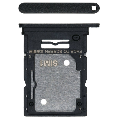 SIM-Karten Halter midnight black/schwarz 1610901000035A für Xiaomi Redmi Note 14 5G 24094RAD4G