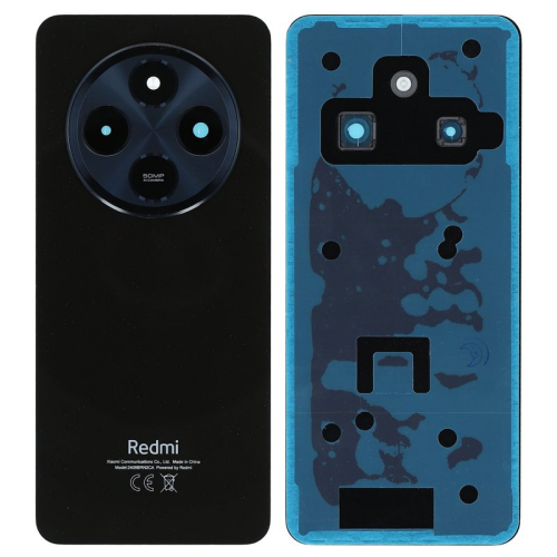 Batteriedeckel Rückseite Akkudeckel midnight black/schwarz für Xiaomi Redmi 14C 4G 2411DRN47C