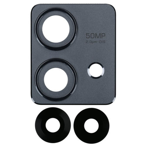 Haupt Kamera Linse + Lünette black/schwarz beauty für Motorola Edge 40 Neo XT2307