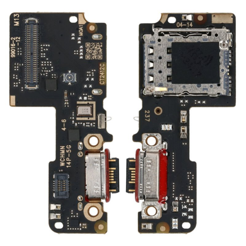 Ladeanschluss + SIM-Karten Halter + Platine für Xiaomi Redmi Note 14 Pro 5G 24090RA29G
