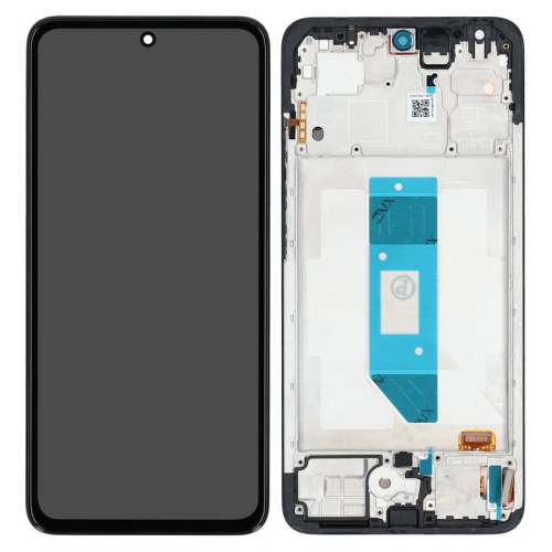 Display Modul mit Rahmen und Toucheinheit black/schwarz 560001000O700 für Xiaomi Redmi Note 14 4G (24117RN76G)