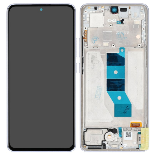 Display Modul mit Rahmen und Toucheinheit lavender purple 56001900O1700 für Xiaomi Redmi Note 14 5G 24094RAD4G
