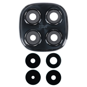 Haupt Kamera Linse + Lünette midnight black/schwarz...