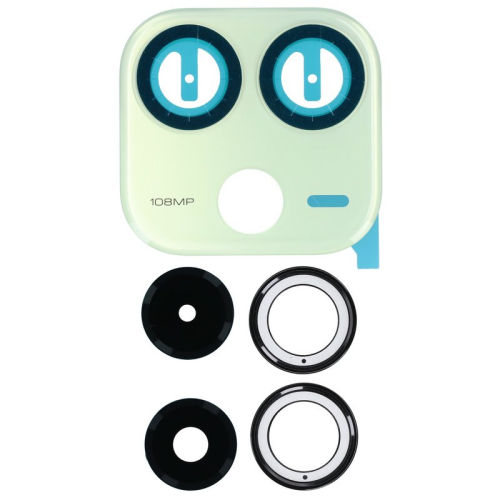 Haupt Kamera Linse + Lünette lime green/grün für Xiaomi Redmi Note 14 4G 24117RN76G