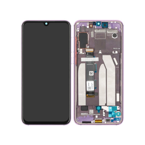 Display Modul mit Rahmen und Toucheinheit lavender violet 5612100040B6 für Xiaomi Mi 9 SE (M1903F2G)