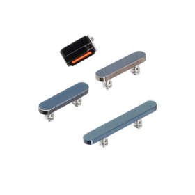 Seitentasten Set pacific blue/gelb für Apple iPhone...