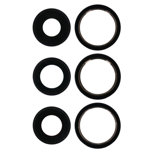 Kamera Linse + Lünette Set graphite/graphit für Apple iPhone 12 Pro (A2407)