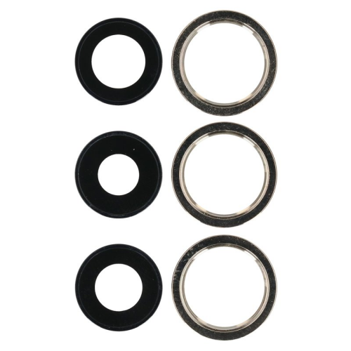 Kamera Linse + Lünette Set gold für Apple iPhone 12 Pro (A2407)