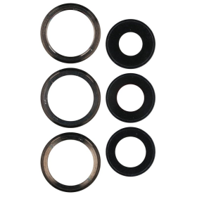 Kamera Linse + Lünette Set pacific blue/gelb...