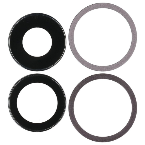 Kamera Linse + Lünette Set black/schwarz für Apple iPhone 12 mini (A2399)