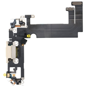 Ladeanschluss + Flexkabel white/weiß für Apple...