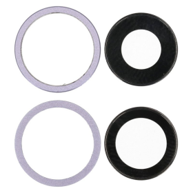 Kamera Linse + Lünette Set purple für Apple...