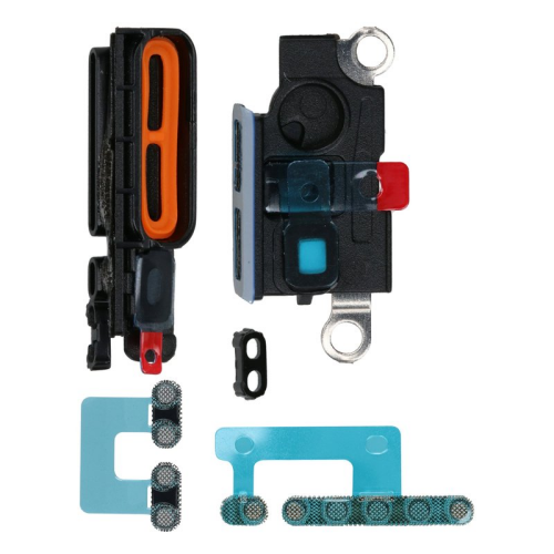 Lautsprecher Staubschutz Gitter + Rahmen black/schwarz für Apple iPhone 12 Pro Max (A2411)