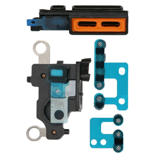 Lautsprecher Staubschutz Gitter 6pcs black/schwarz für Apple iPhone 13 (A2633)