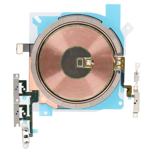 Ein/Aus + Lautstärke Flexkabel + Drahtlose Ladespule Chip für Apple iPhone 13 mini (A2628)