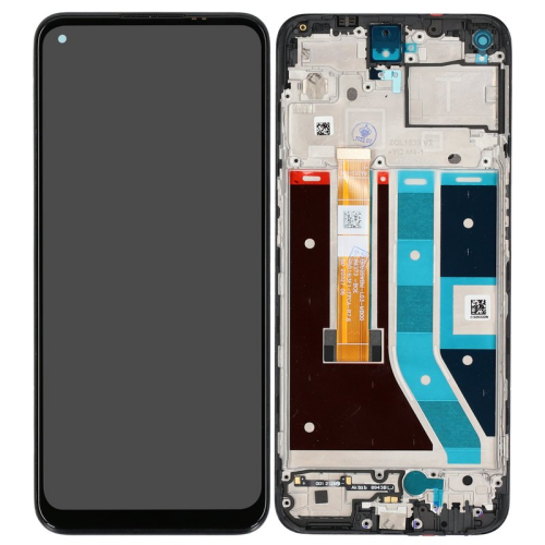 Display Modul mit Rahmen und Toucheinheit midnight frost für OnePlus Nord N100 (BE2013)