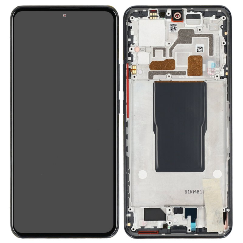 Display Modul mit Rahmen und Toucheinheit black/schwarz 560003L12U00 für Xiaomi 12T Pro (22081212UG)