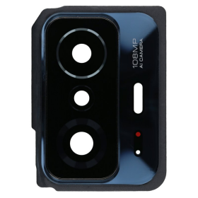 Haupt Kamera Linse + Lünette black/schwarz für...